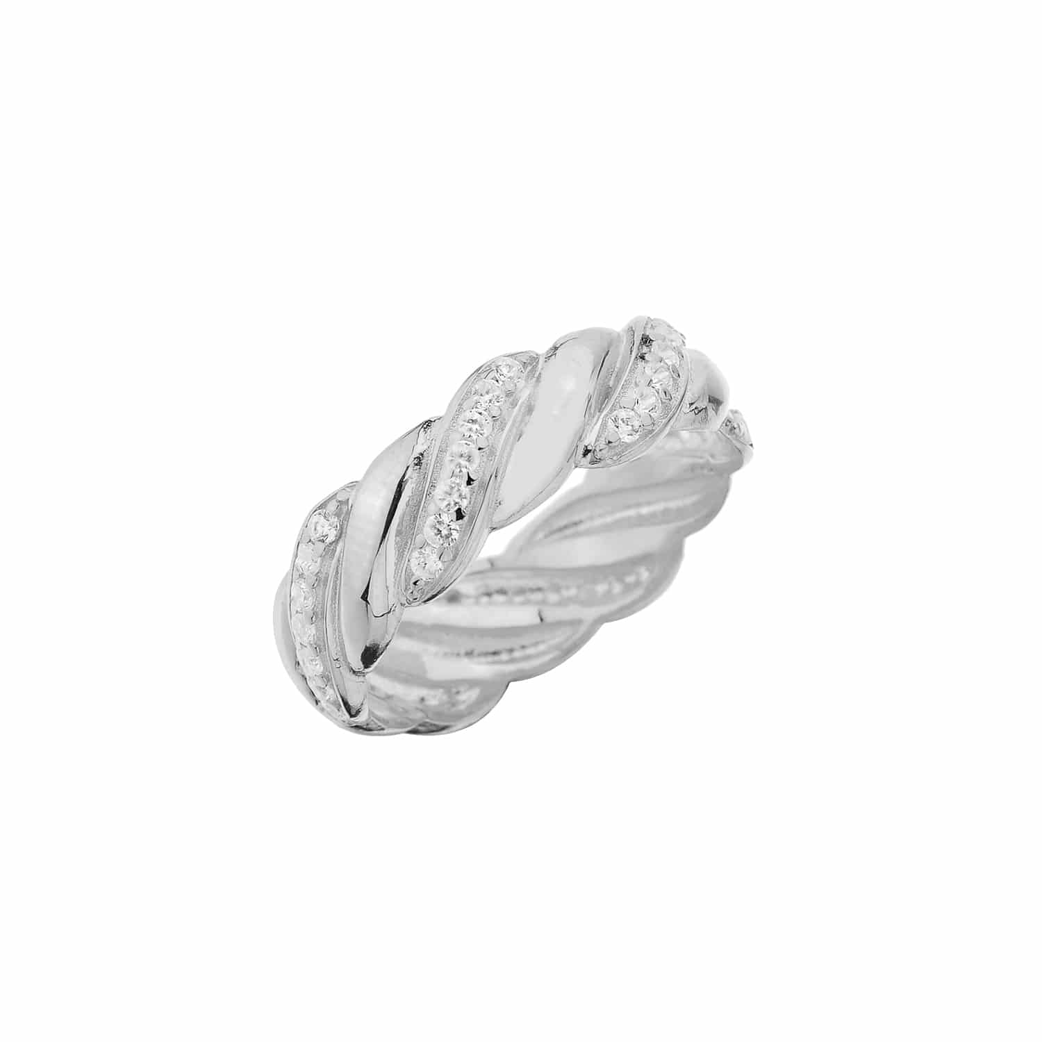 WAVE ZIRCONIA RING