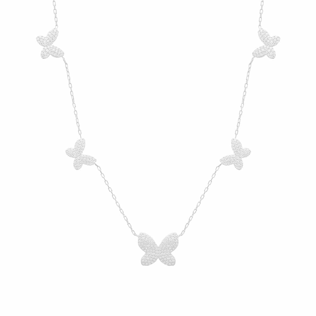 HALLE BUTTERFLY ZIRKONIA CHAIN