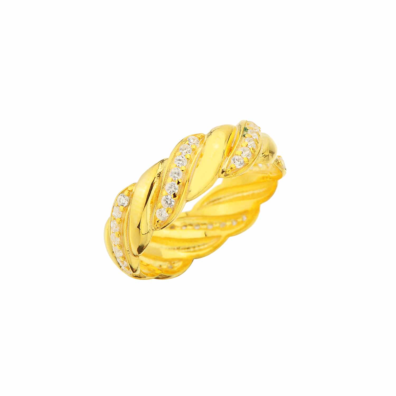 WAVE ZIRCONIA RING