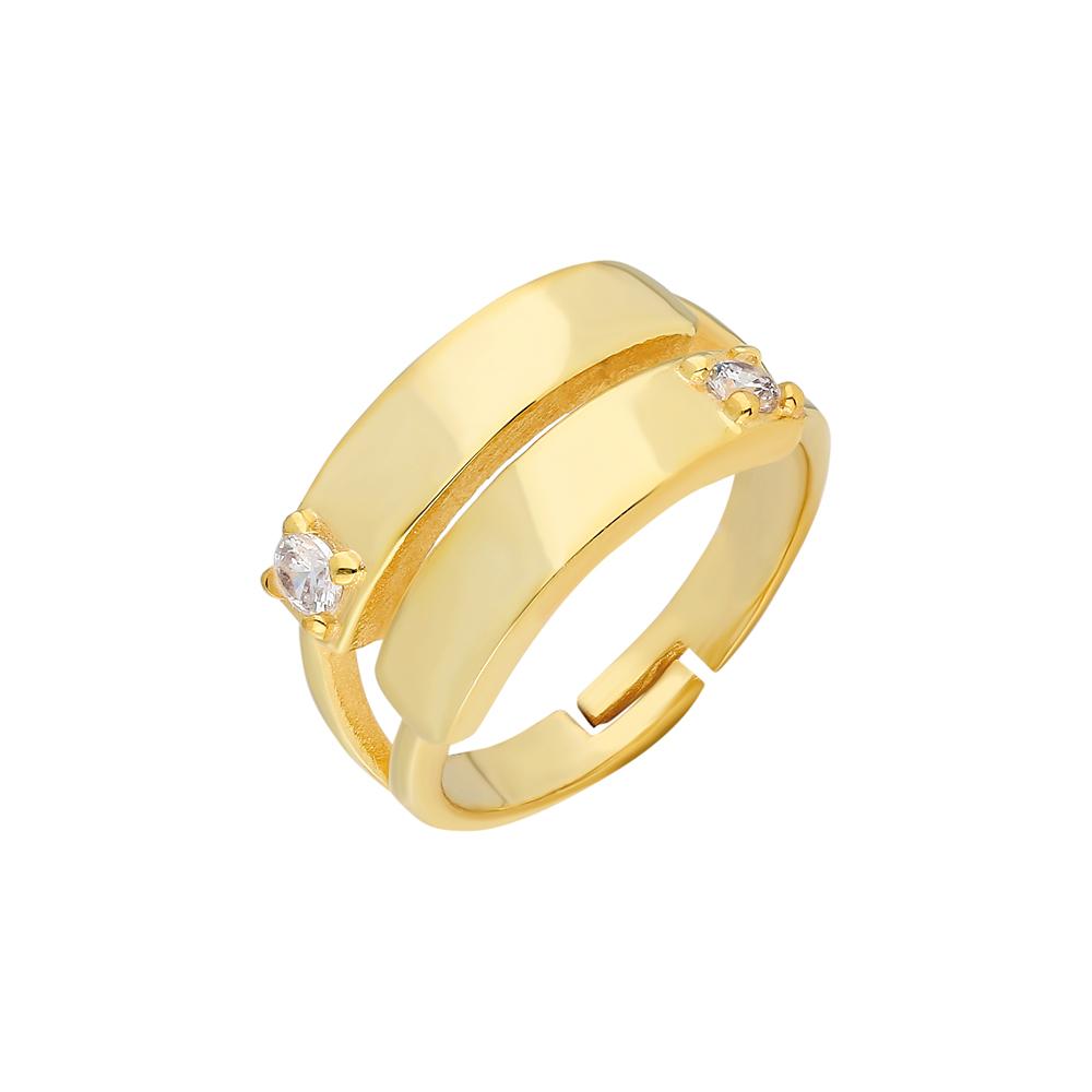 TWO ZIRKONIA RING