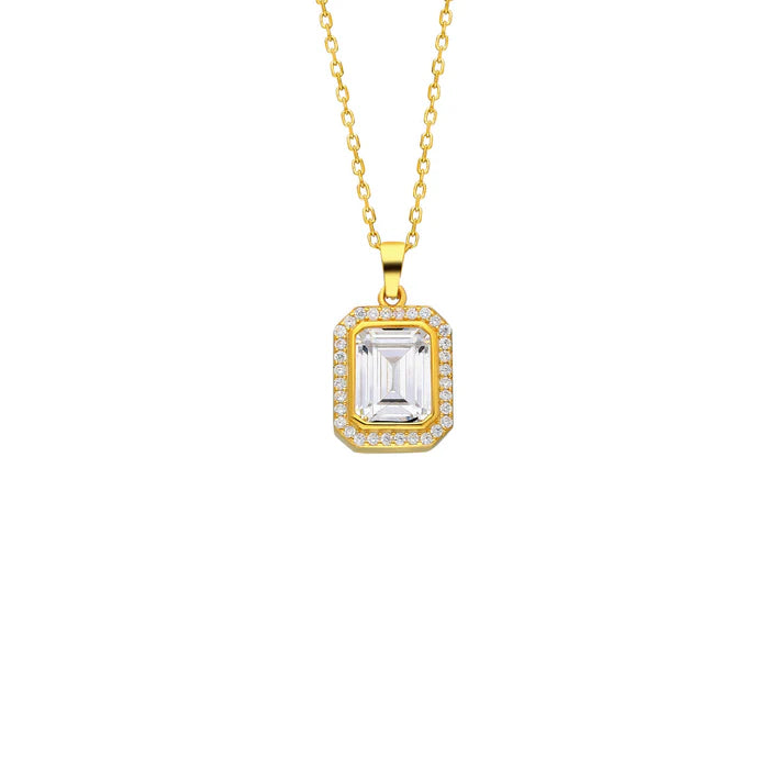 BAGUETTE ZIRKONIA KETTE 2